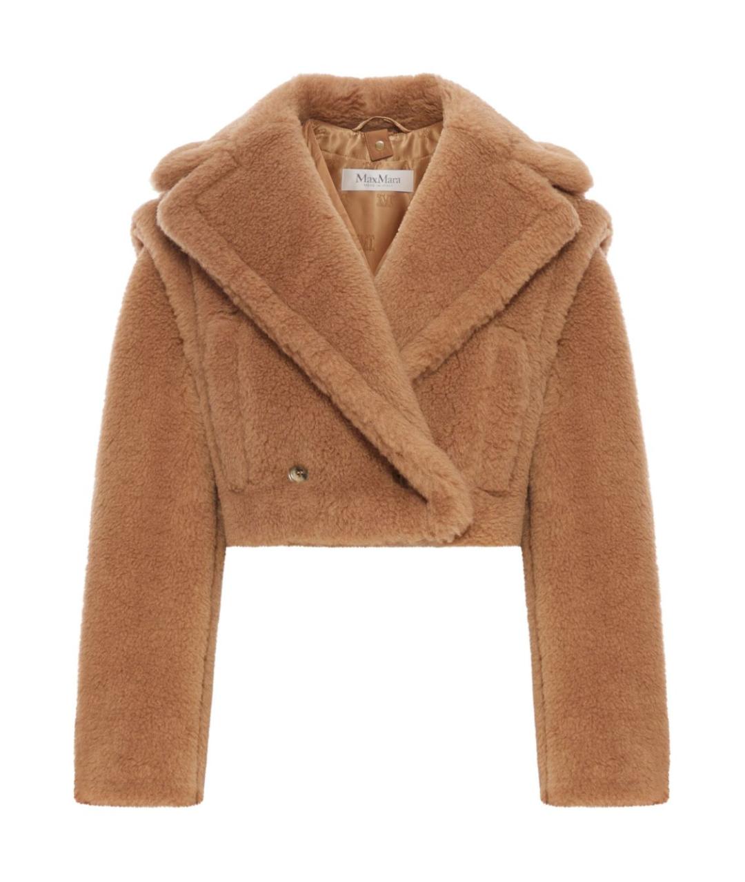 MAX MARA Бежевое шерстяное пальто, фото 1