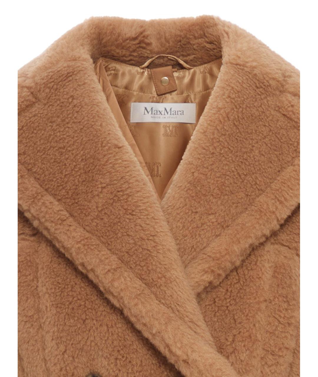 MAX MARA Бежевое шерстяное пальто, фото 2