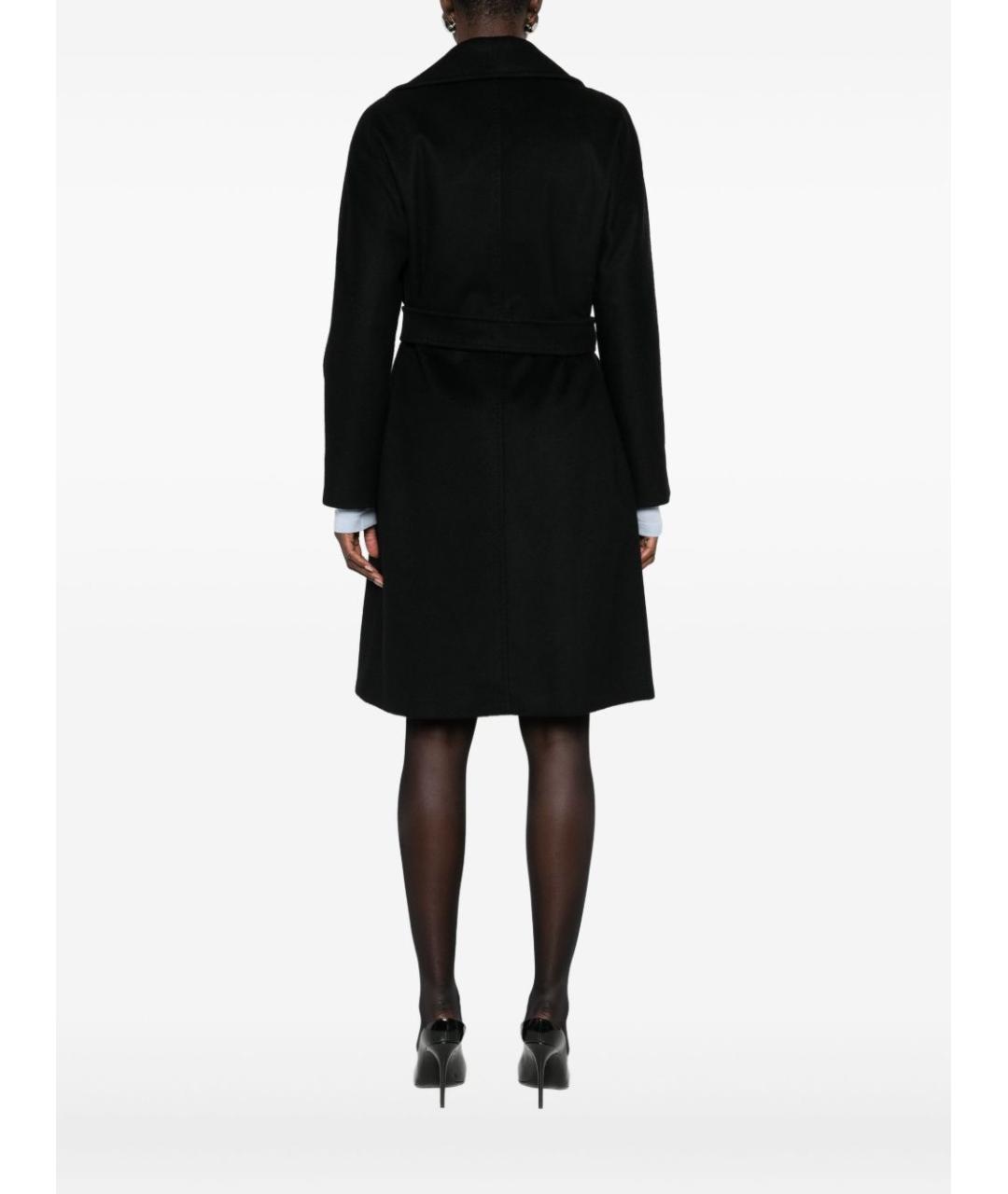 MAX MARA Черное шерстяное пальто, фото 3