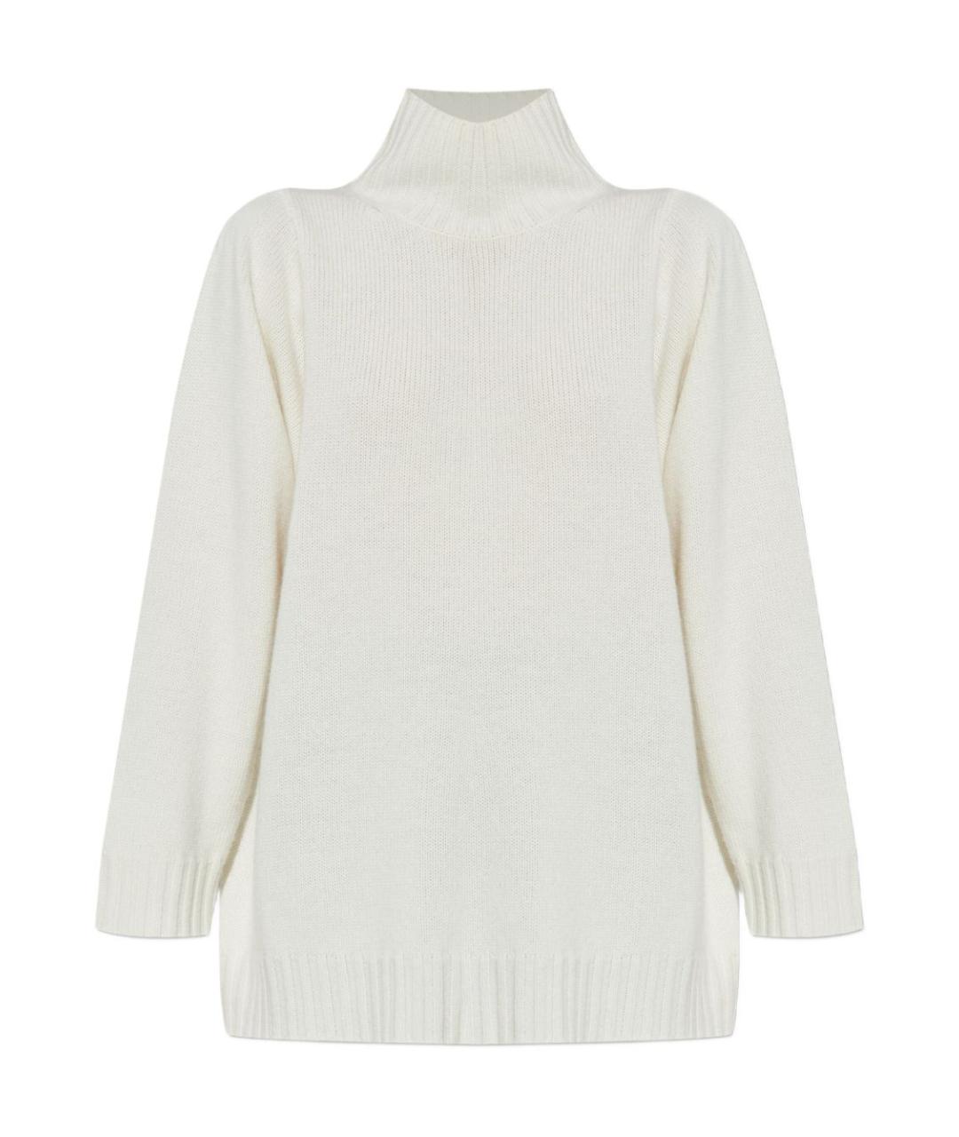 MAX MARA Белый кашемировый джемпер / свитер, фото 1