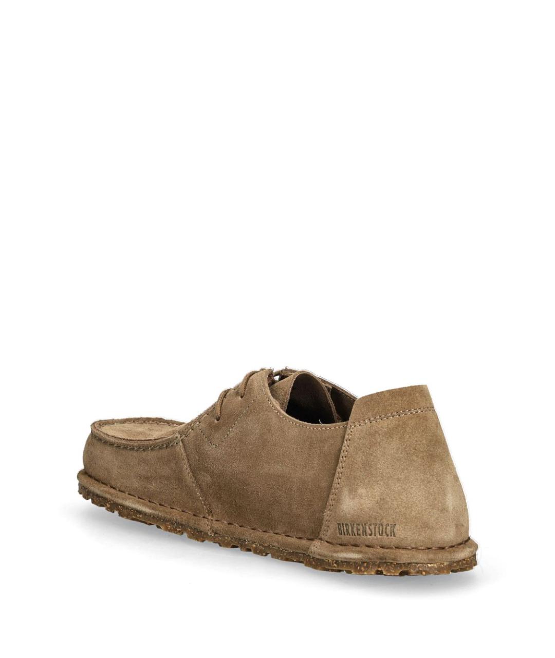 BIRKENSTOCK Бежевые замшевые ботинки, фото 4