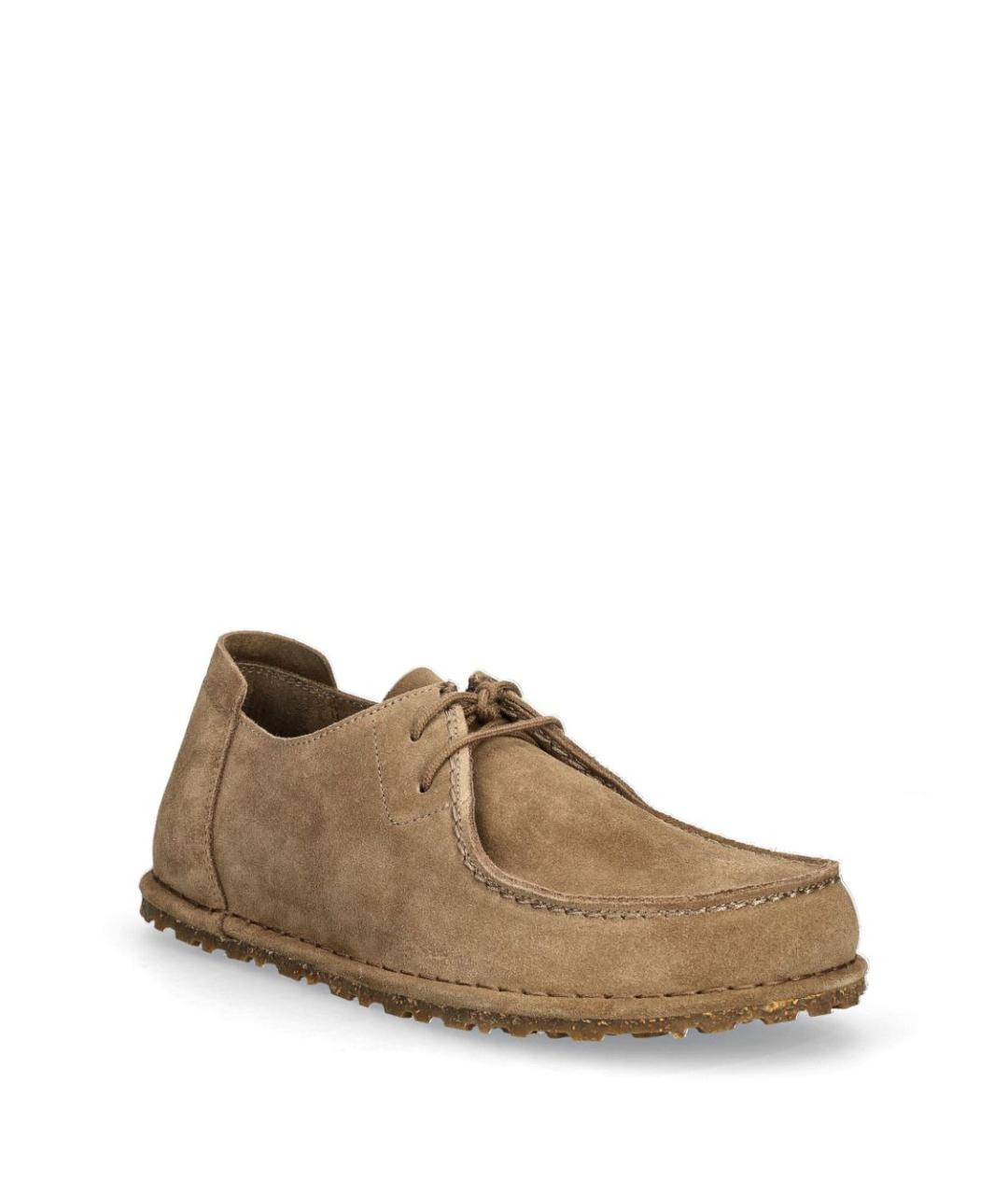 BIRKENSTOCK Бежевые замшевые ботинки, фото 2