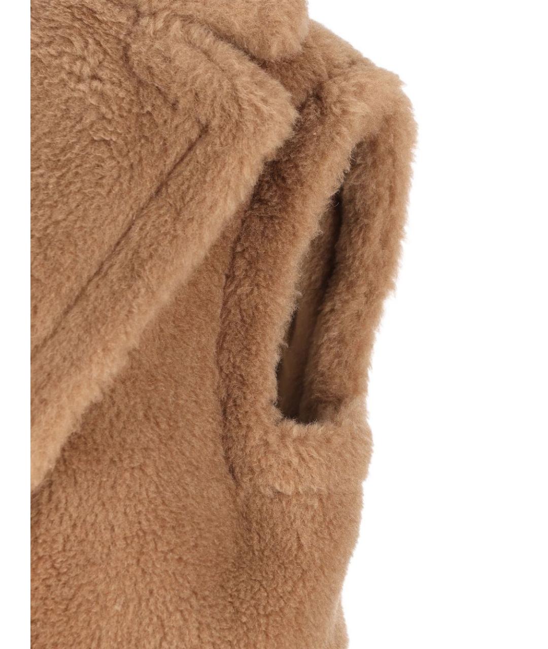 MAX MARA Бежевая шерстяная жилетка, фото 2