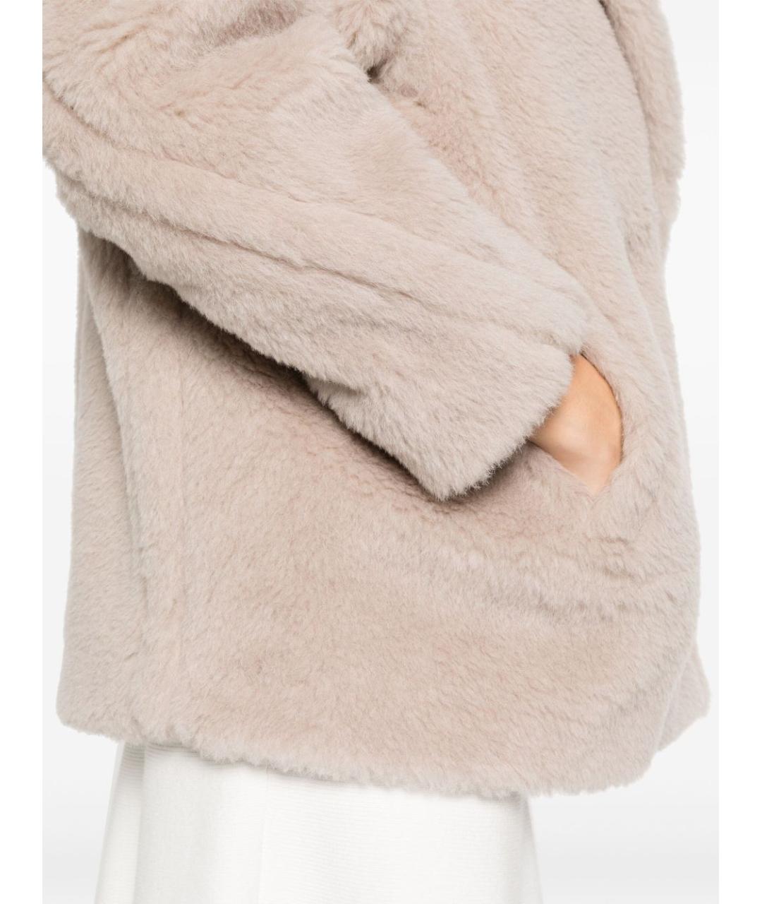 MAX MARA Бежевое шерстяное пальто, фото 2