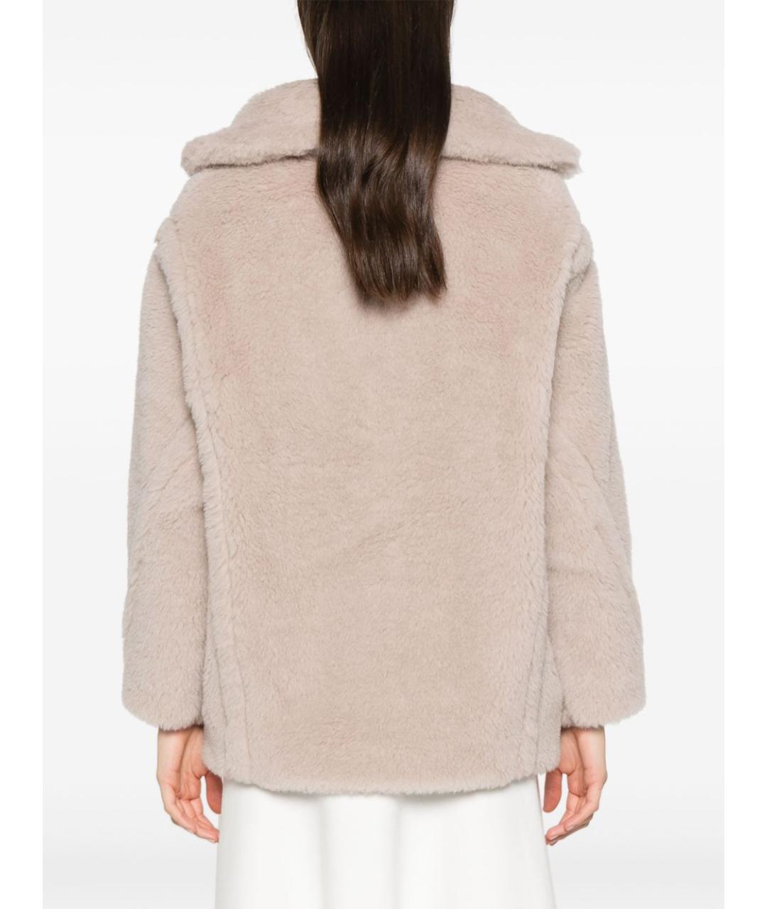 MAX MARA Бежевое шерстяное пальто, фото 5