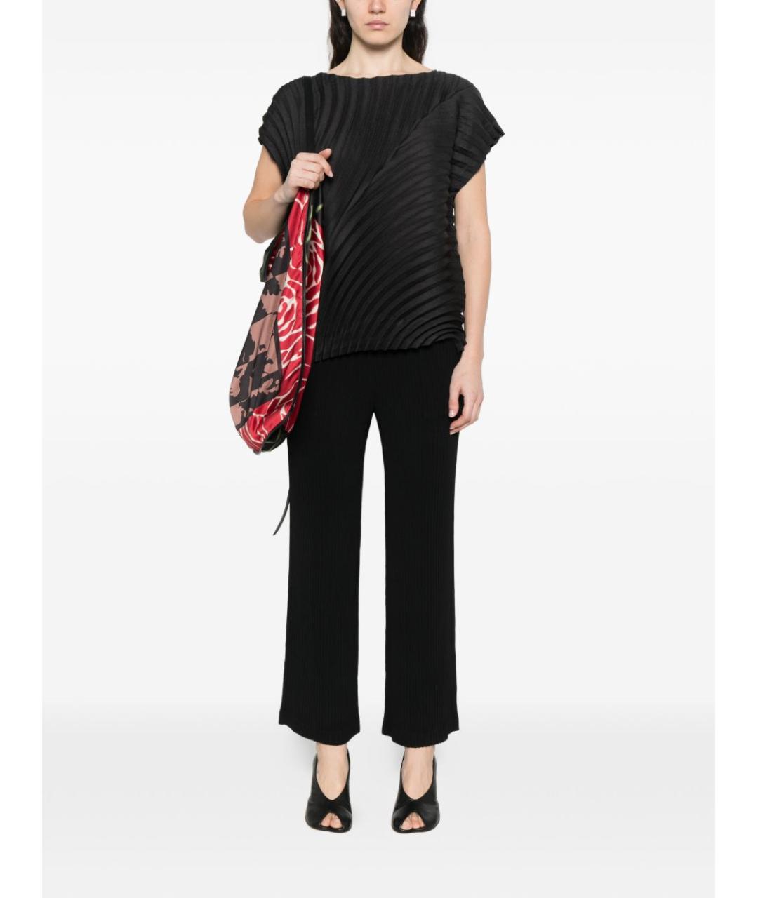 ISSEY MIYAKE Черные прямые брюки, фото 4