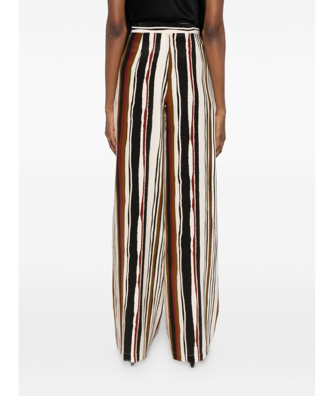 MAX MARA Мульти шелковые брюки широкие, фото 4