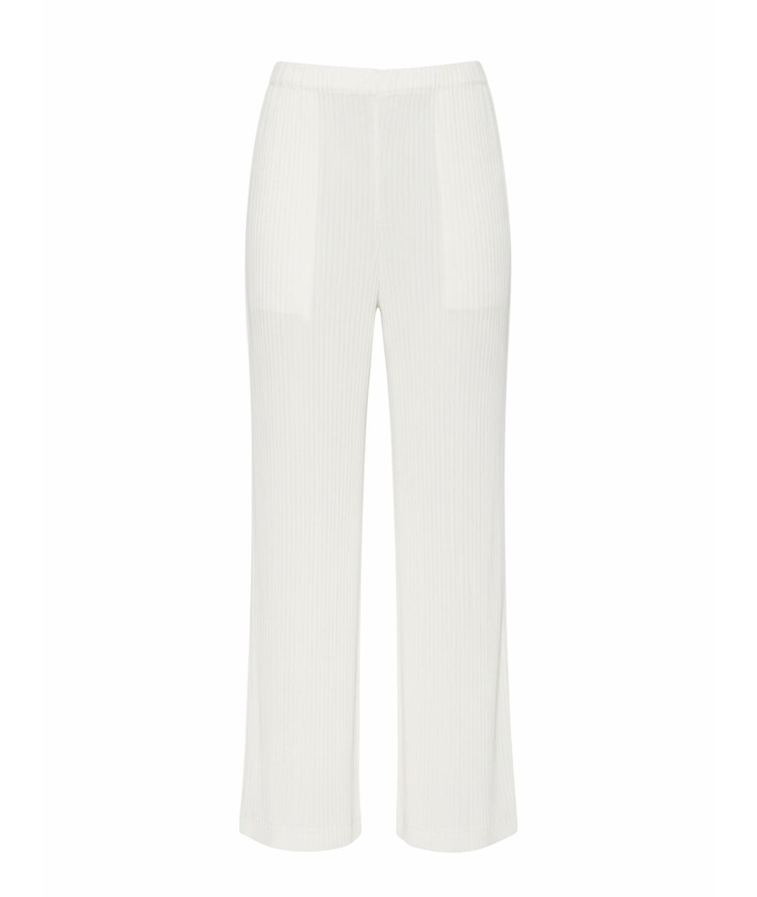 ISSEY MIYAKE Белые прямые брюки, фото 1