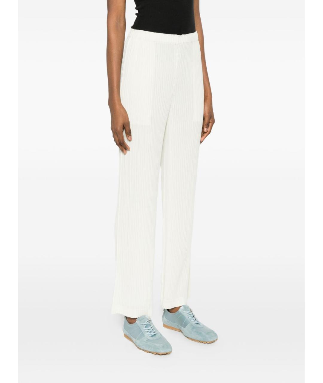 ISSEY MIYAKE Белые прямые брюки, фото 5