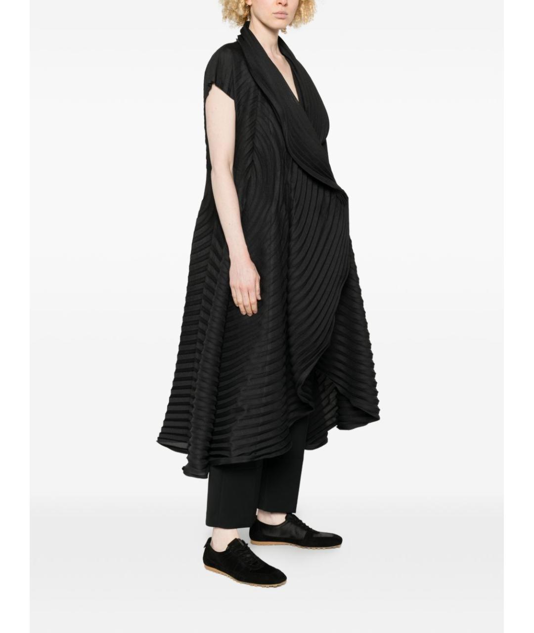 ISSEY MIYAKE Черная полиэстеровая жилетка, фото 3