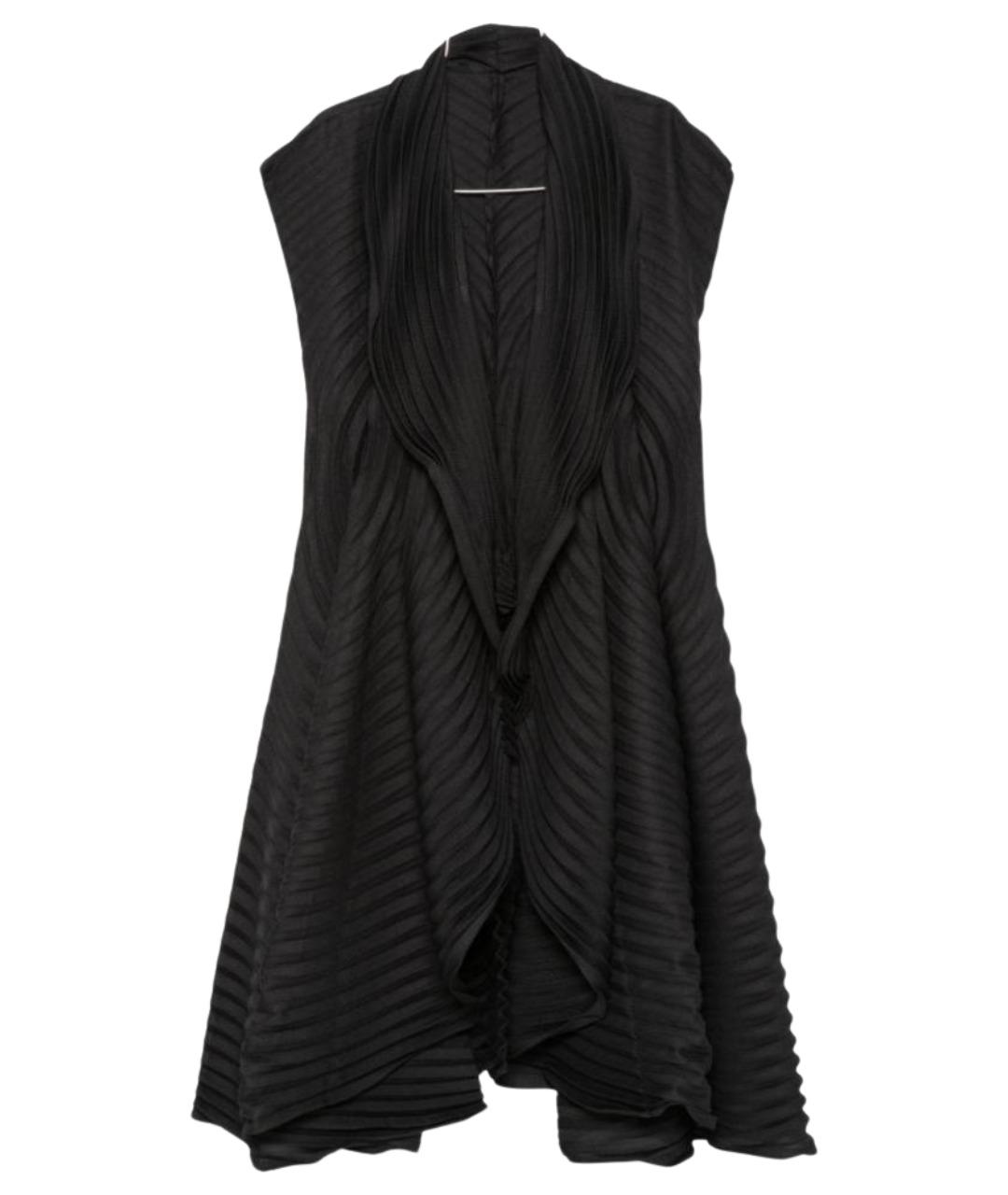 ISSEY MIYAKE Черная полиэстеровая жилетка, фото 1