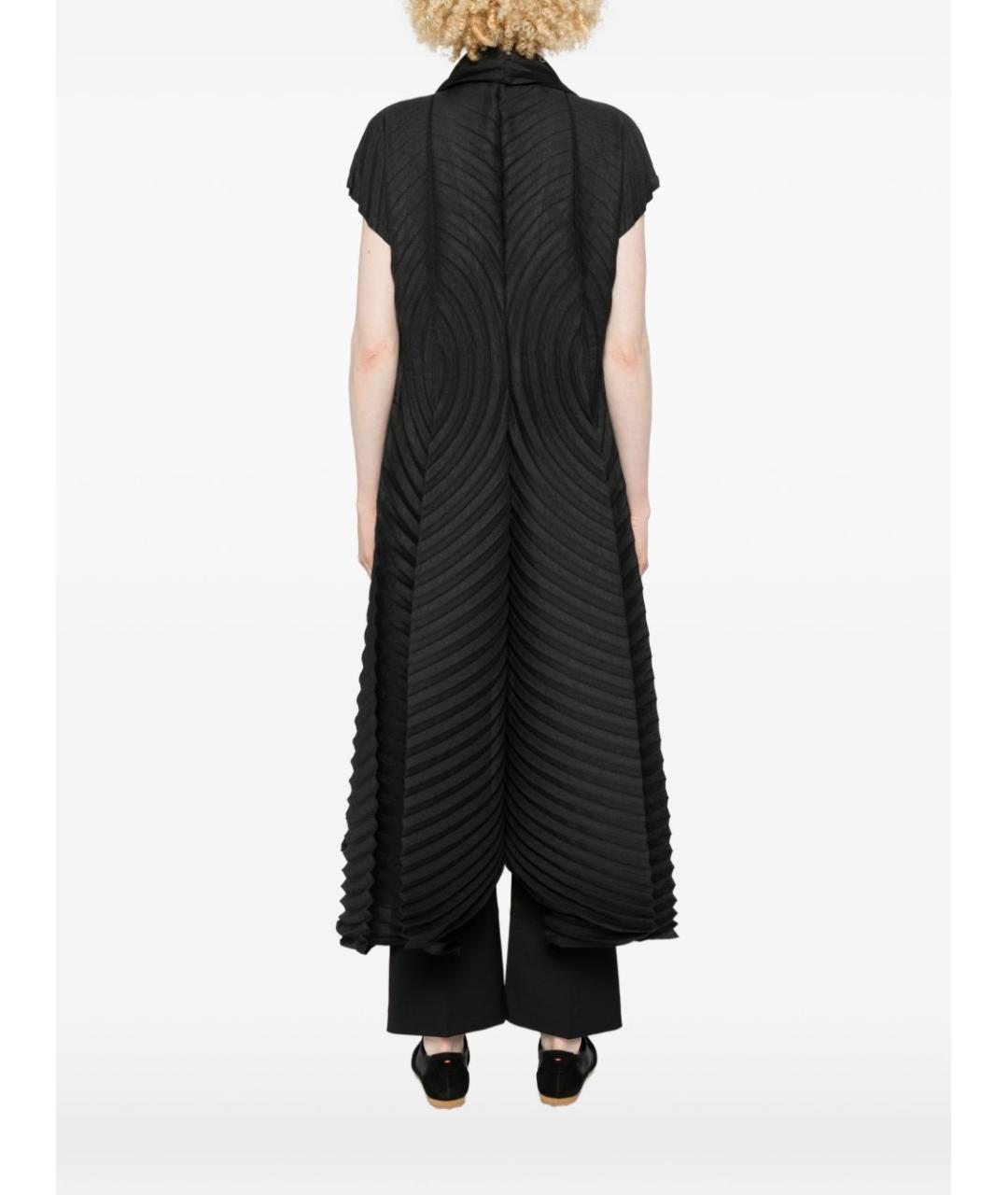 ISSEY MIYAKE Черная полиэстеровая жилетка, фото 5