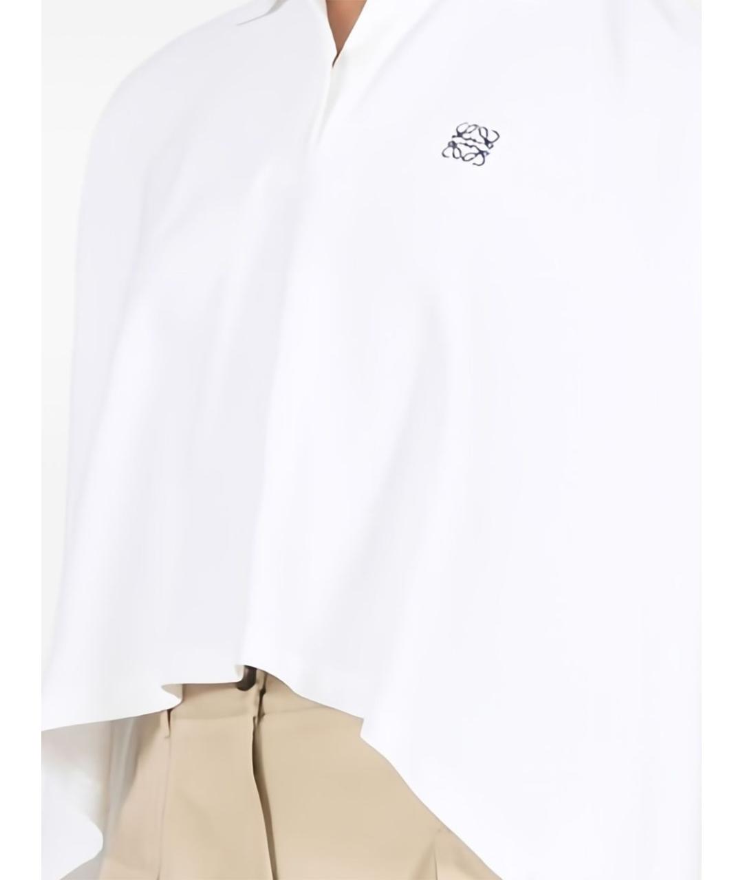 LOEWE Белая хлопковая футболка, фото 3