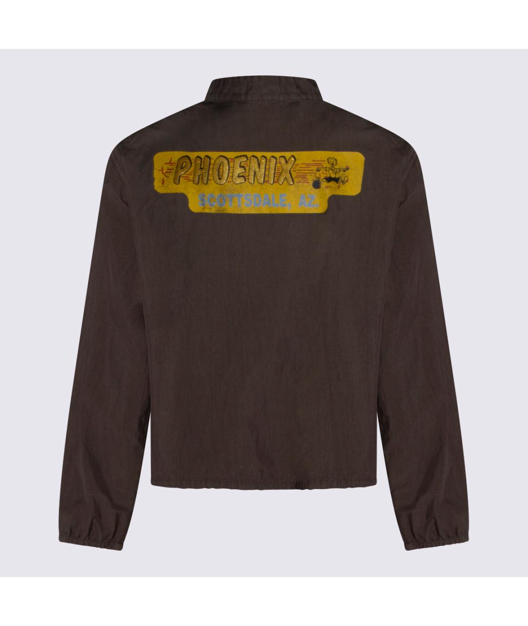 MAISON MARGIELA Коричневая хлопковая куртка, фото 2