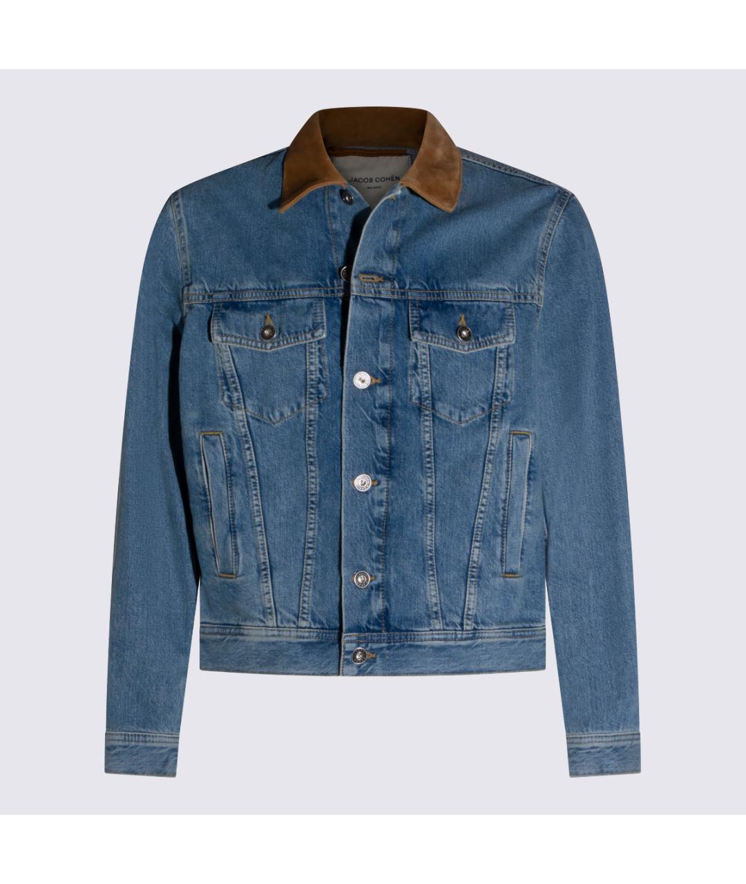 JACOB COHEN Синяя хлопковая куртка, фото 5