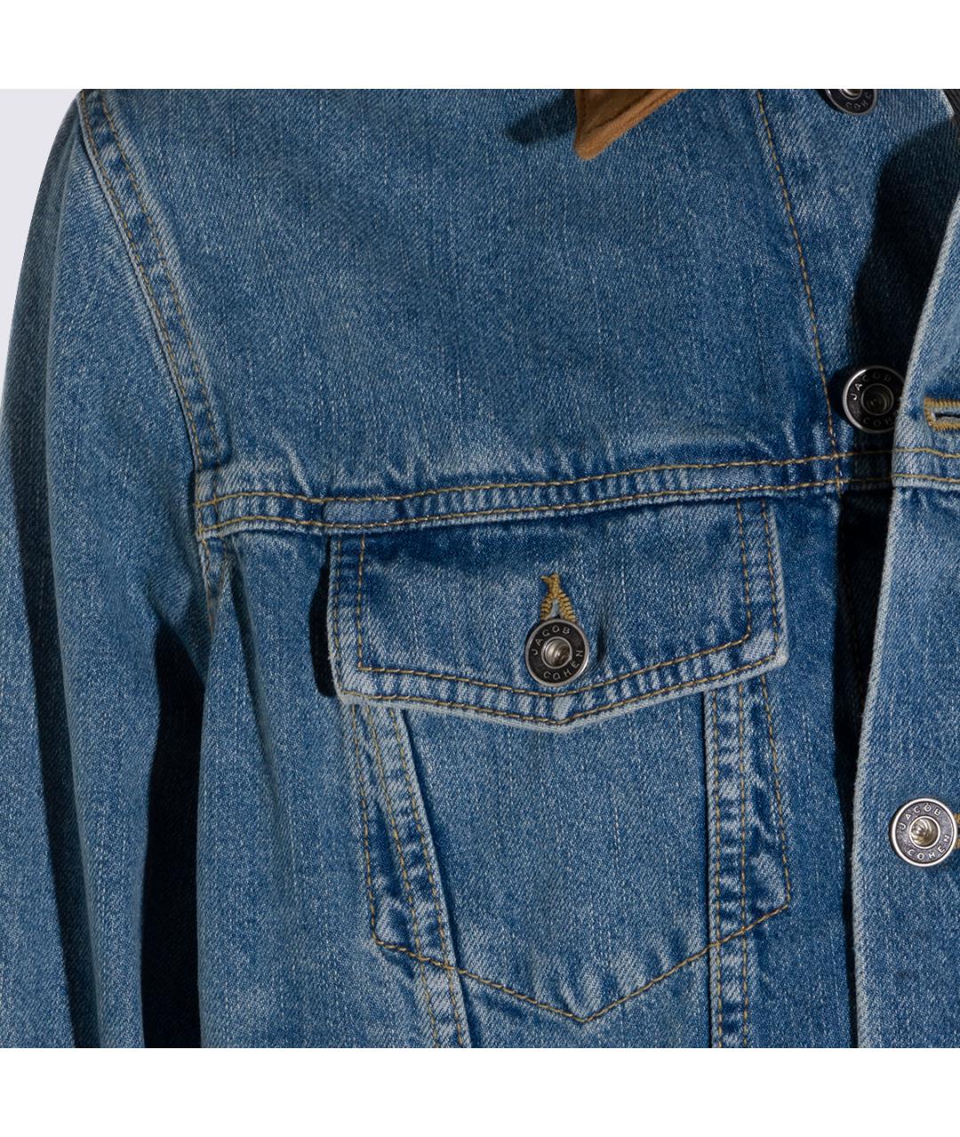 JACOB COHEN Синяя хлопковая куртка, фото 3