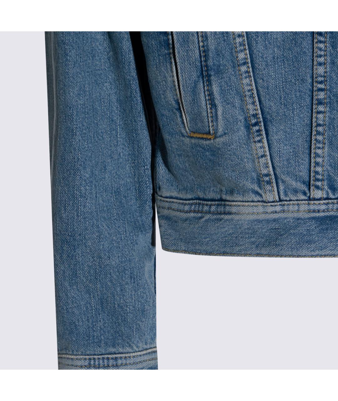 JACOB COHEN Синяя хлопковая куртка, фото 4