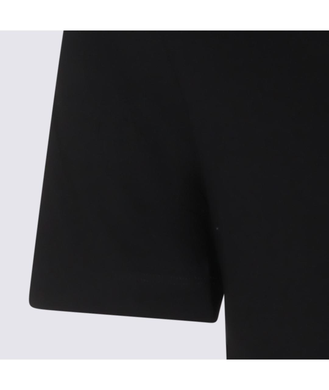 MALO Черное поло с коротким рукавом, фото 4