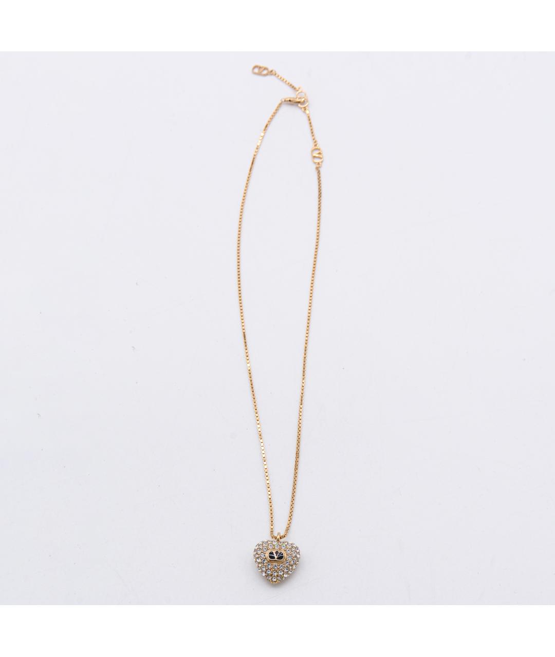 VALENTINO Золотая металлическая подвеска, фото 3