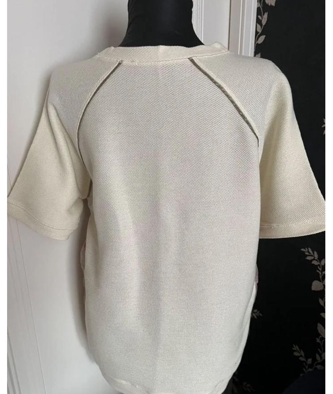ROBERTO CAVALLI Бежевая хлопковая блузы, фото 3