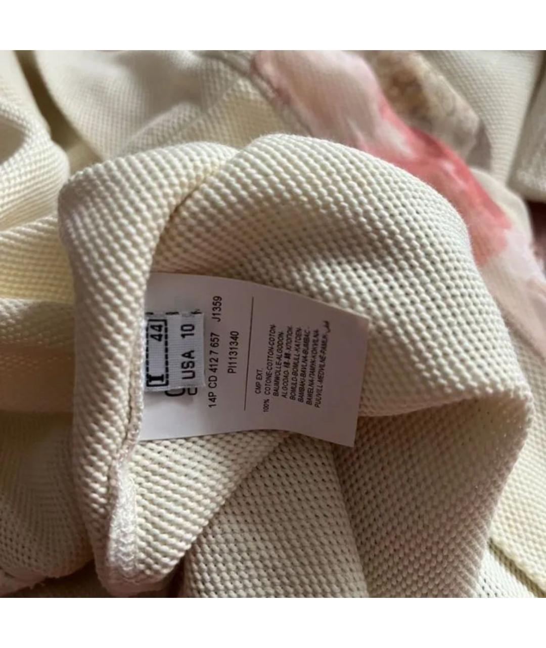 ROBERTO CAVALLI Бежевая хлопковая блузы, фото 6