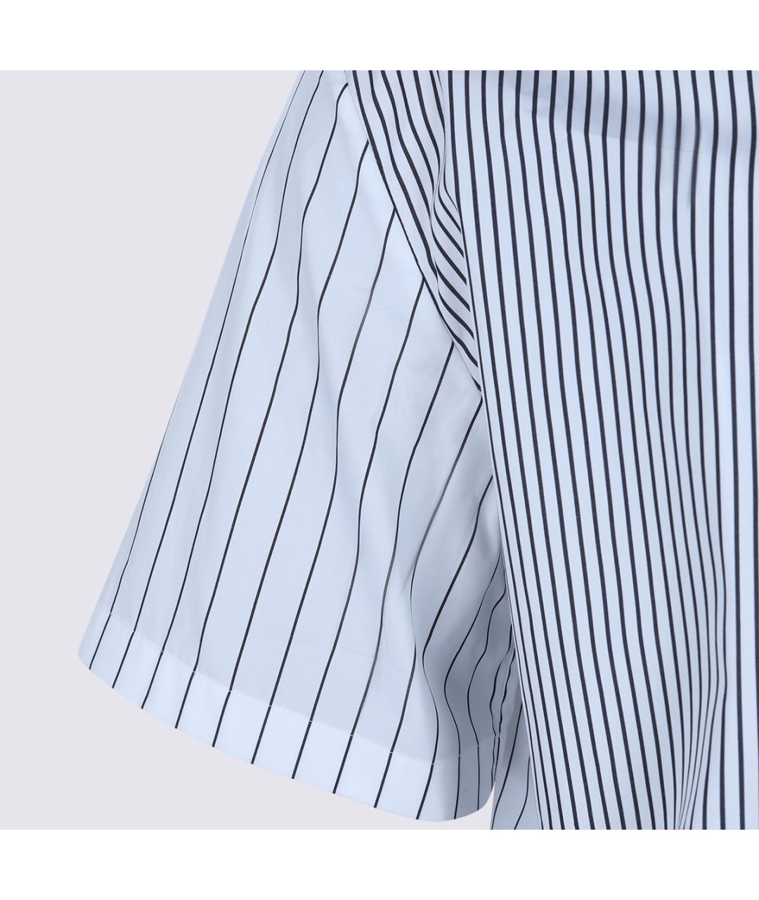 JIL SANDER Голубая хлопковая кэжуал рубашка, фото 4