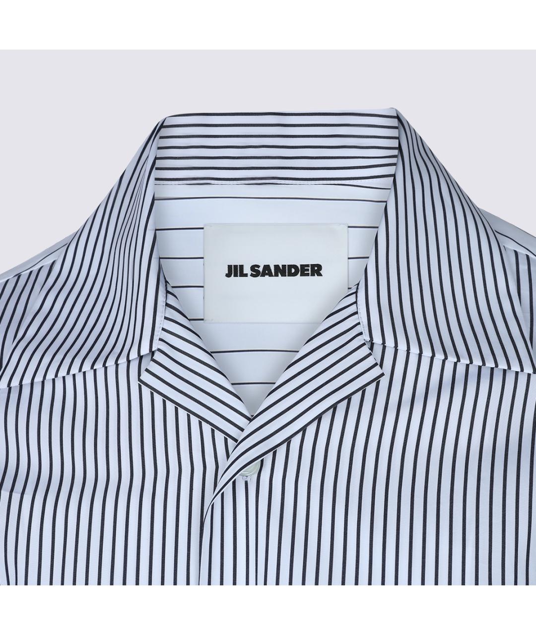 JIL SANDER Голубая хлопковая кэжуал рубашка, фото 3