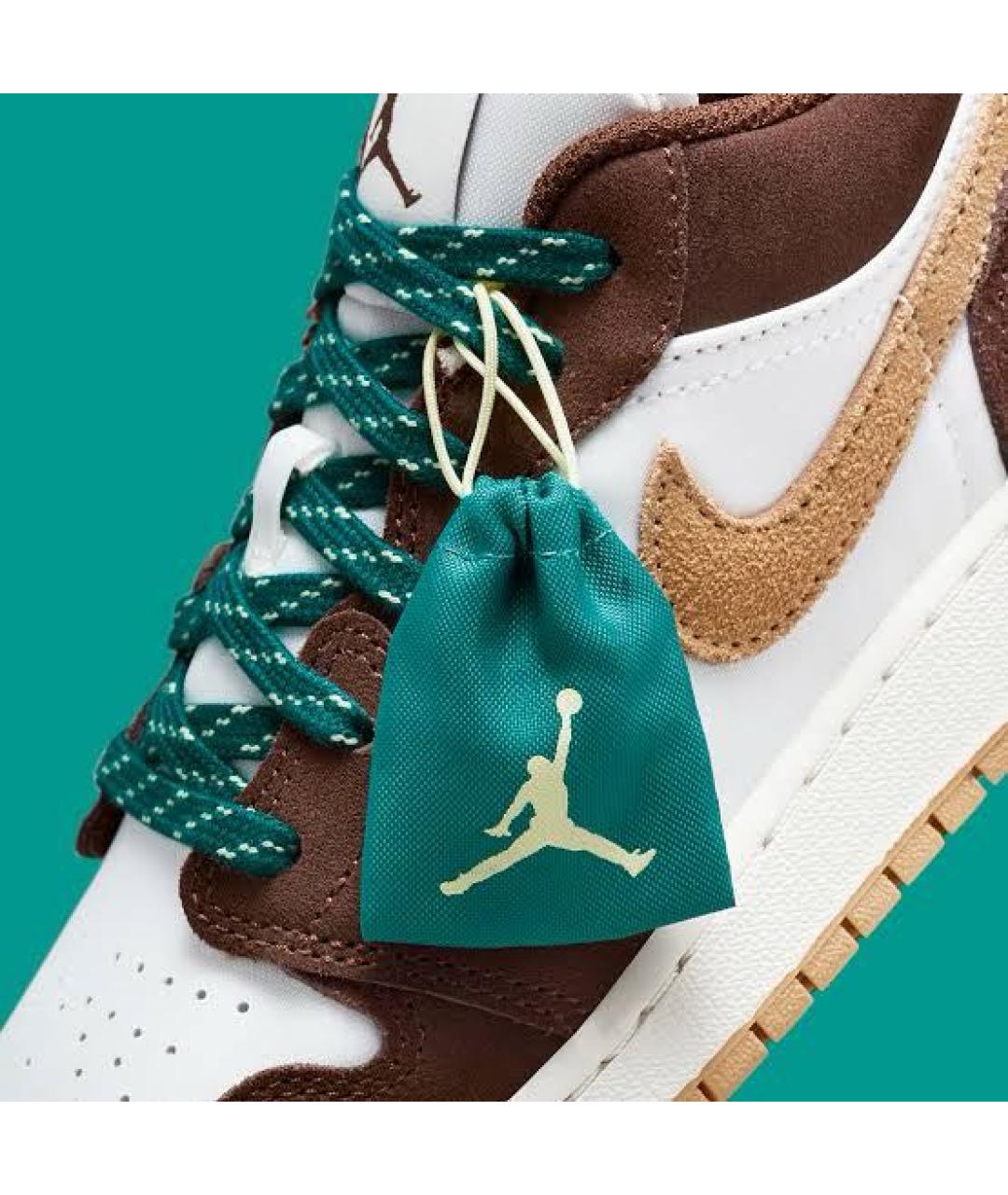 JORDAN Коричневые кроссовки, фото 4