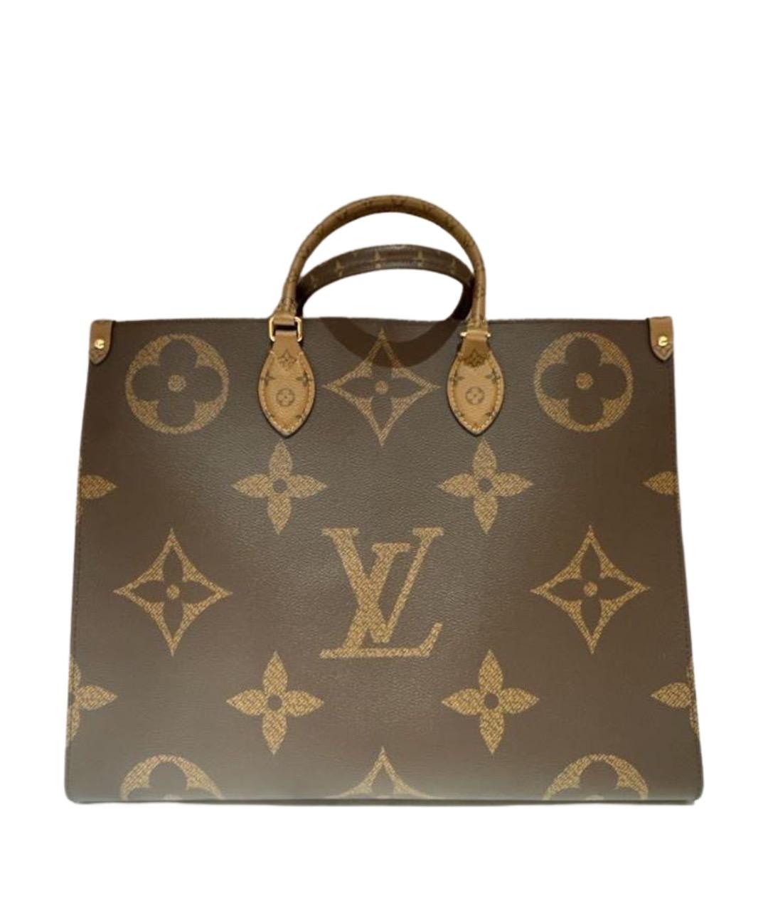 LOUIS VUITTON Коричневая сумка тоут, фото 1