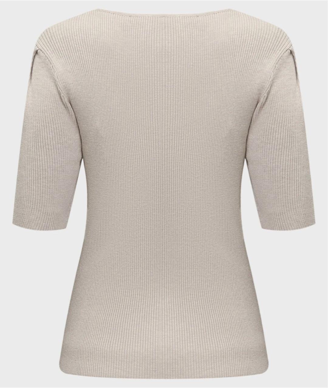 DKNY Бежевый вискозный джемпер / свитер, фото 2