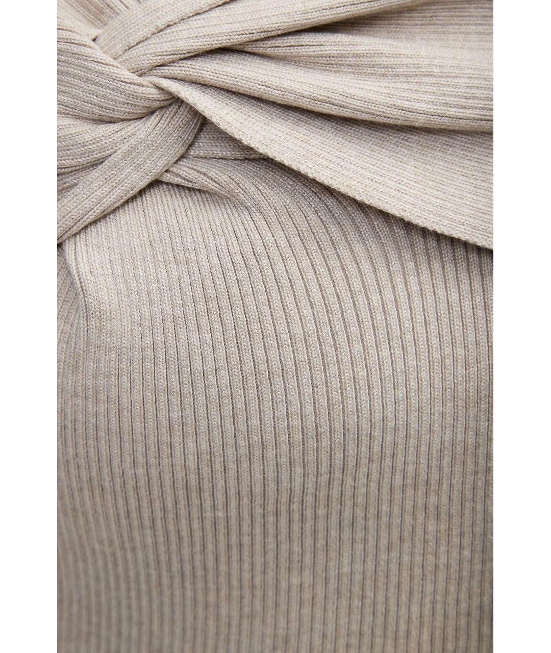 DKNY Бежевый вискозный джемпер / свитер, фото 4