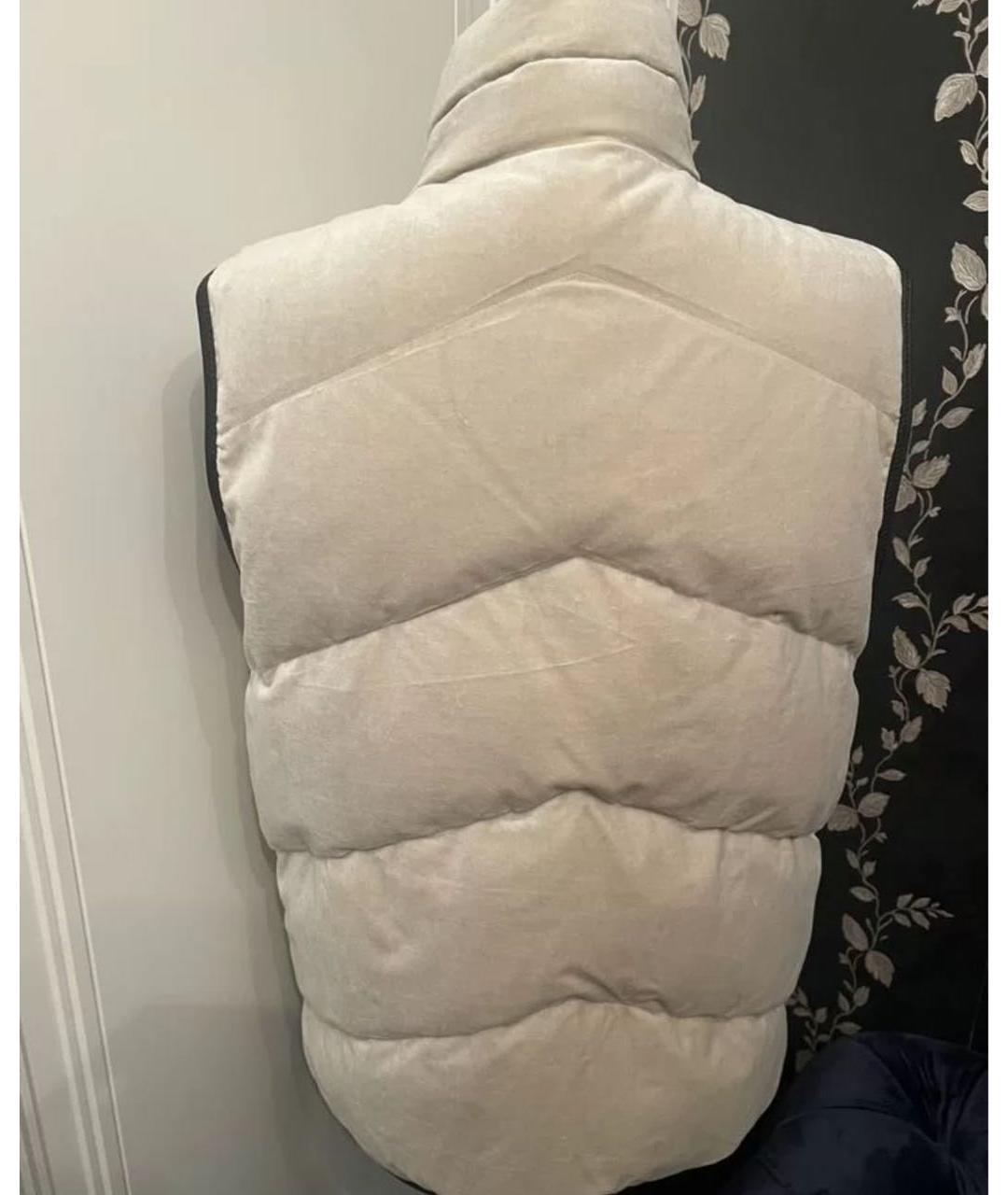 TOM FORD Бежевый бархатный жилет, фото 2