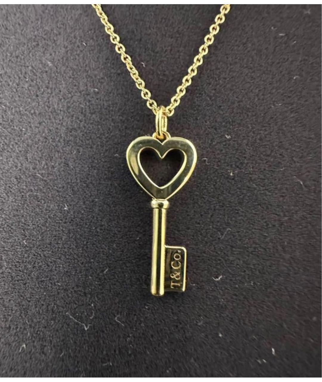 TIFFANY&CO Золотая подвеска из розового золота, фото 5