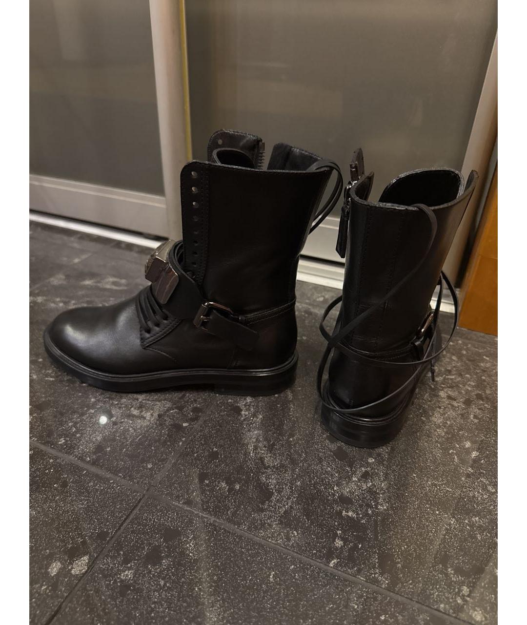 CASADEI Черные кожаные ботинки, фото 7