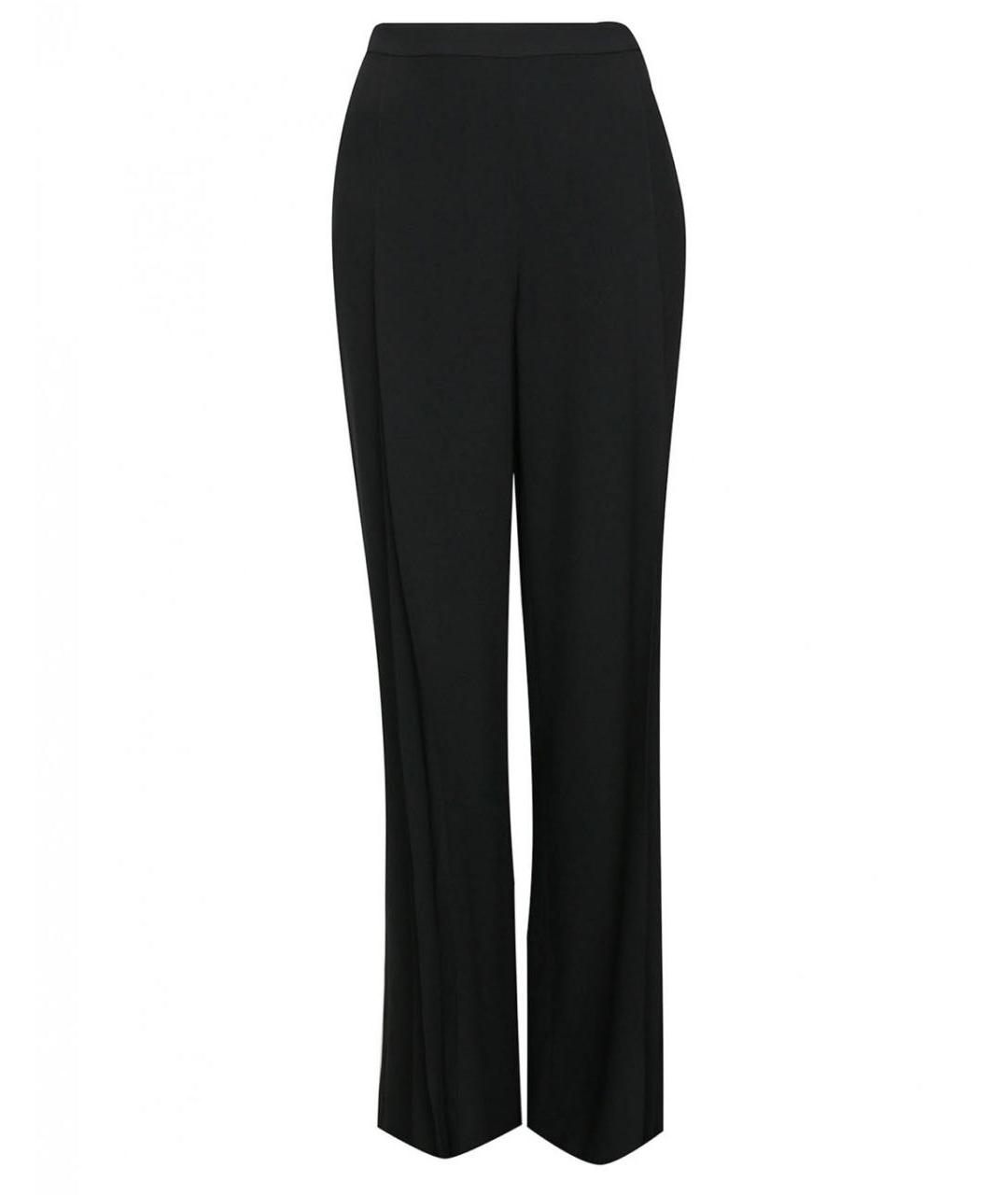 PHILOSOPHY Черные ацетатные брюки широкие, фото 1