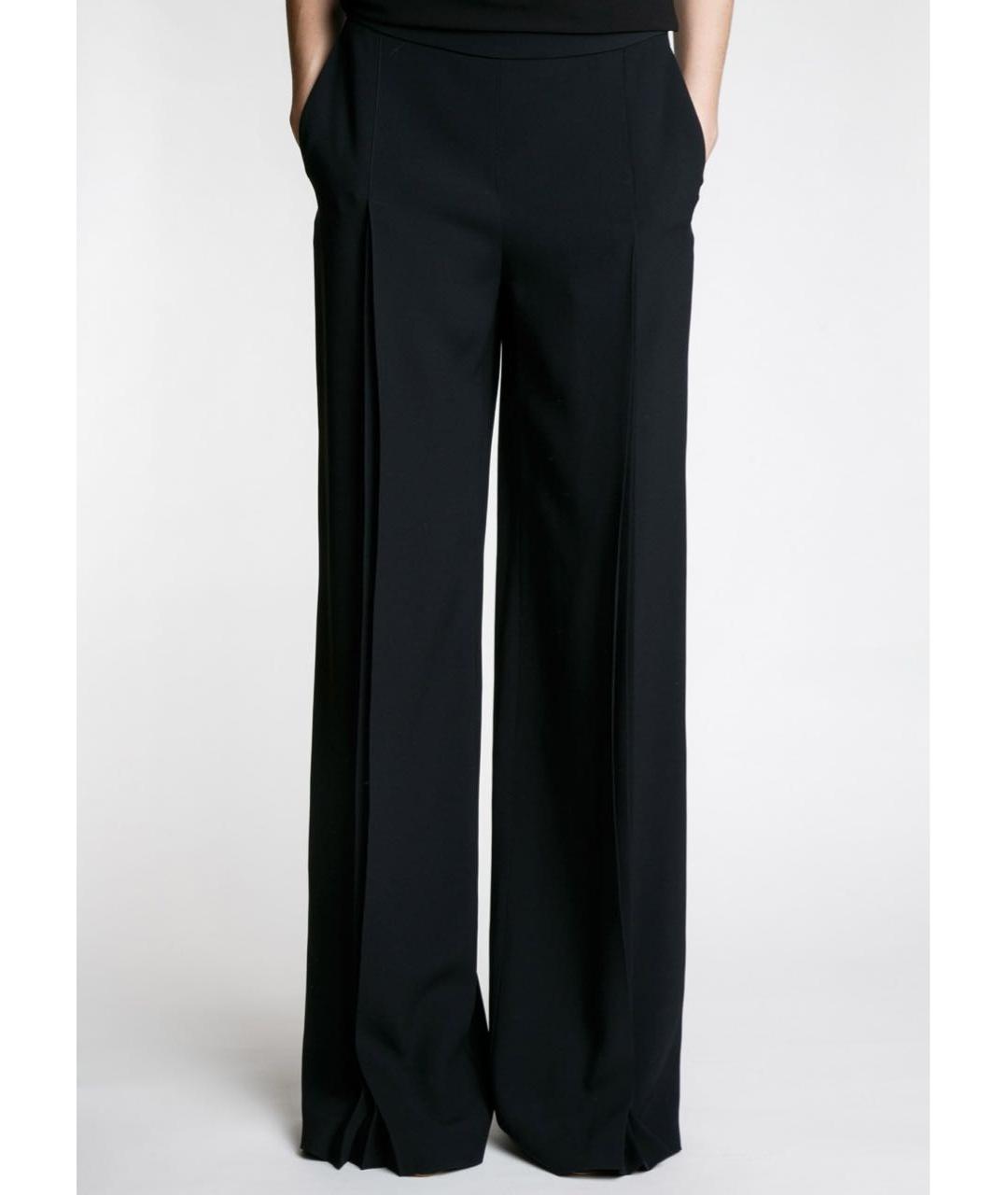 PHILOSOPHY Черные ацетатные брюки широкие, фото 3