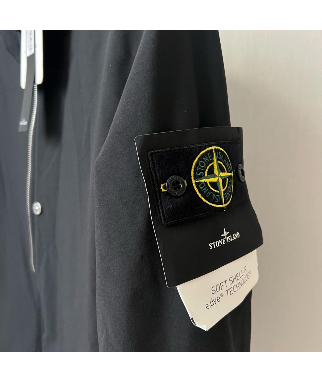 STONE ISLAND Черная куртка, фото 4
