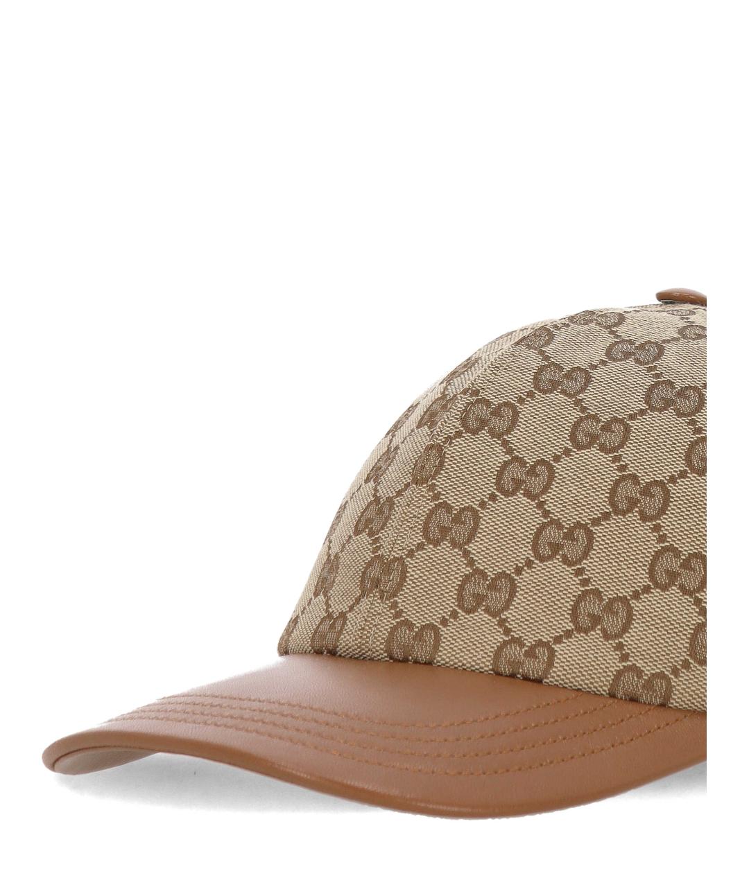 GUCCI Бежевая хлопковая кепка, фото 2