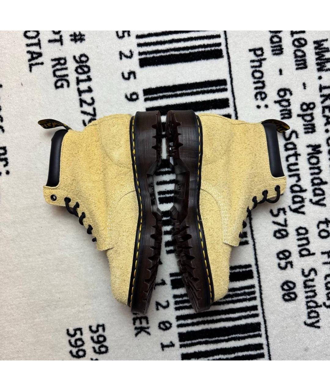 DR. MARTENS Бежевые высокие ботинки, фото 3