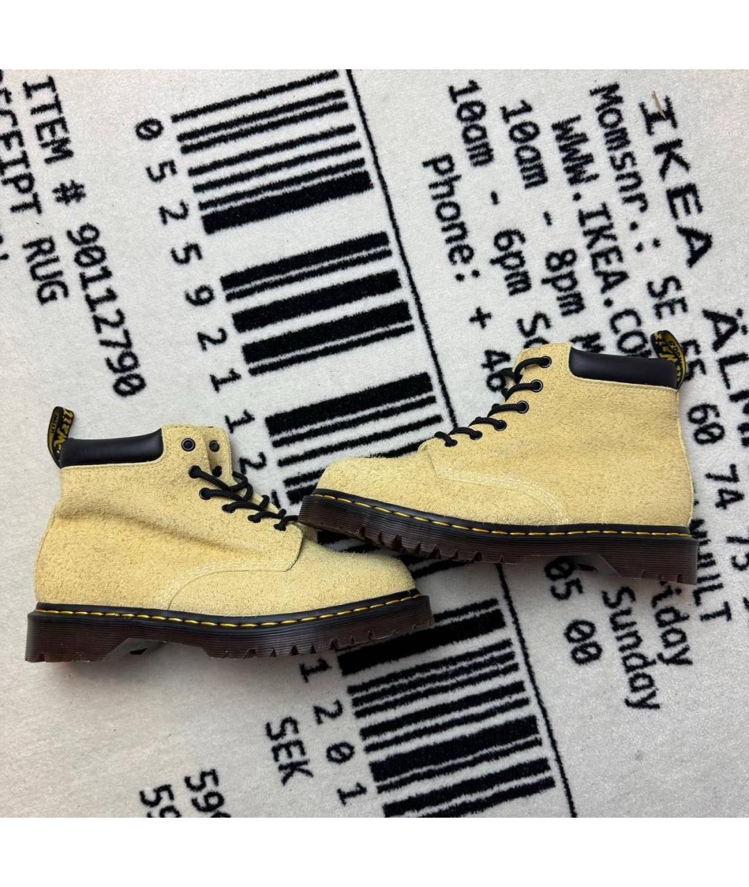 DR. MARTENS Бежевые высокие ботинки, фото 6