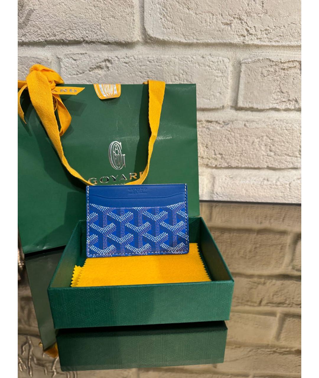 GOYARD Синий кардхолдер, фото 2