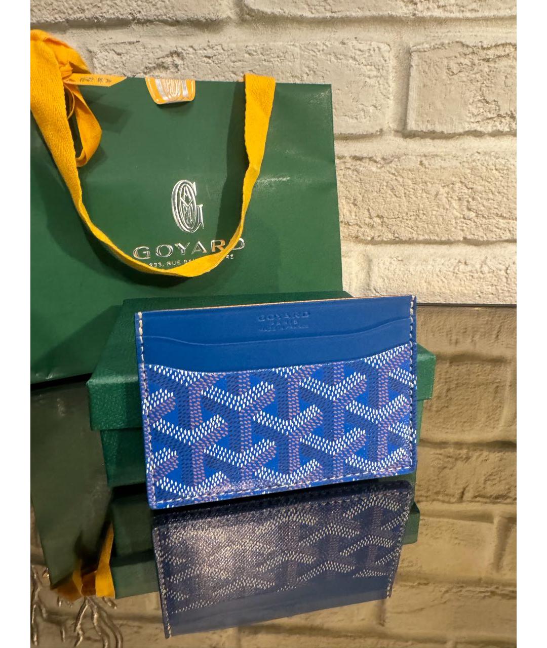 GOYARD Синий кардхолдер, фото 4