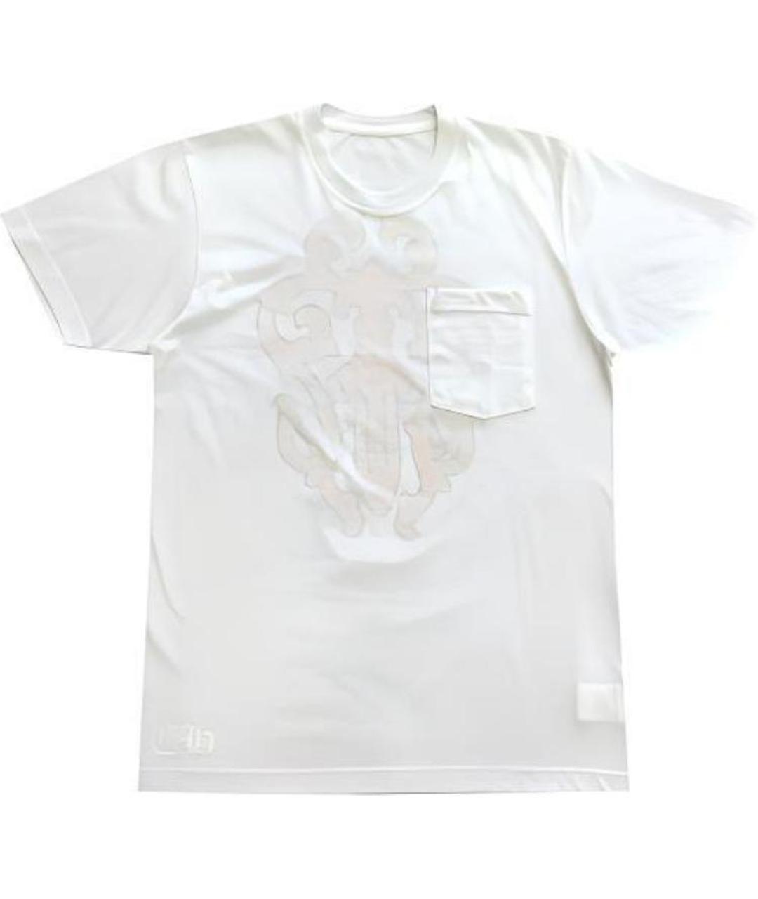 CHROME HEARTS Белая хлопковая футболка, фото 2