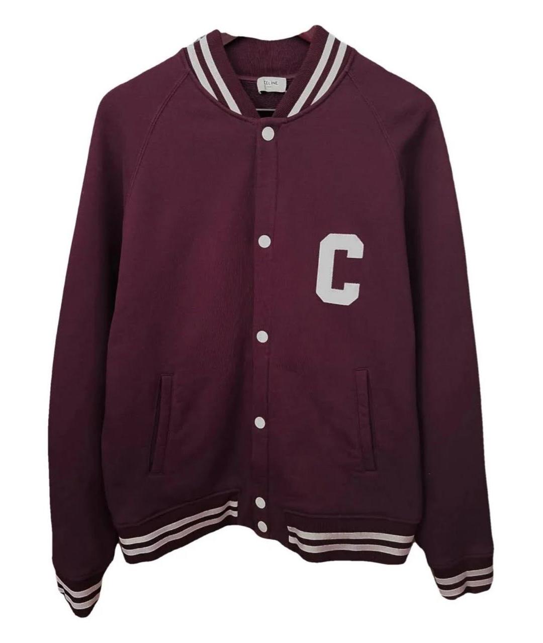CELINE Бордовая шерстяная куртка, фото 1