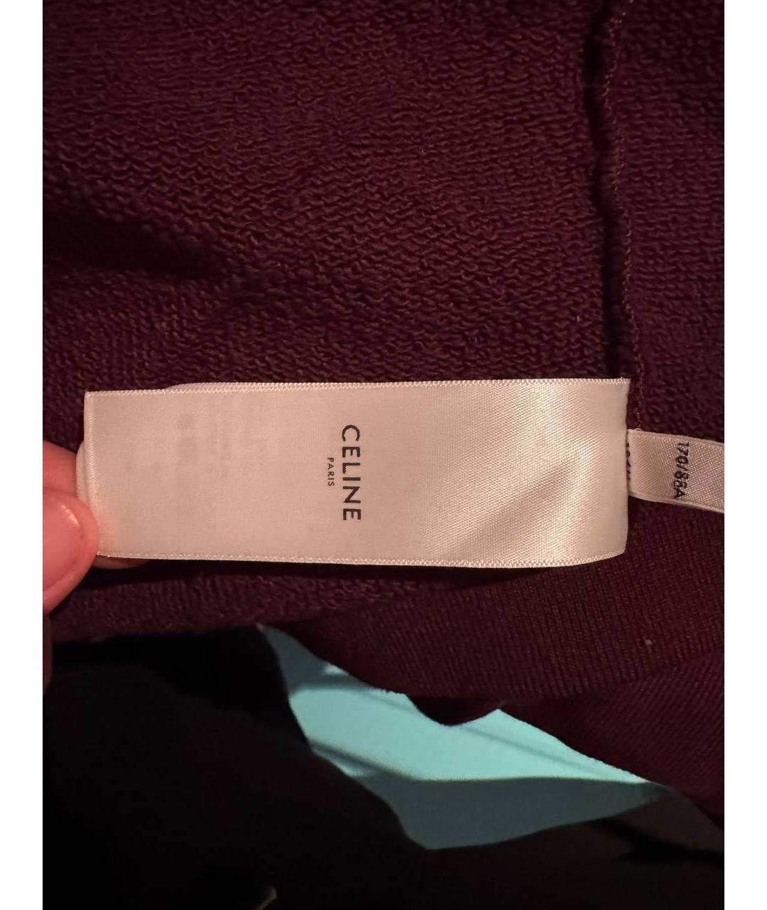 CELINE Бордовая шерстяная куртка, фото 4