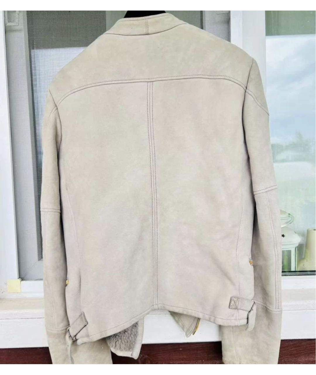 GUCCI Бежевая дубленка, фото 3