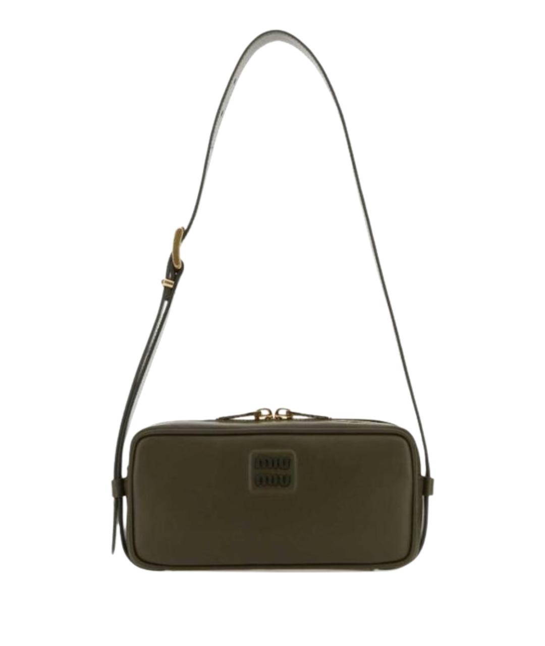 MIU MIU Зеленая сумка через плечо, фото 1