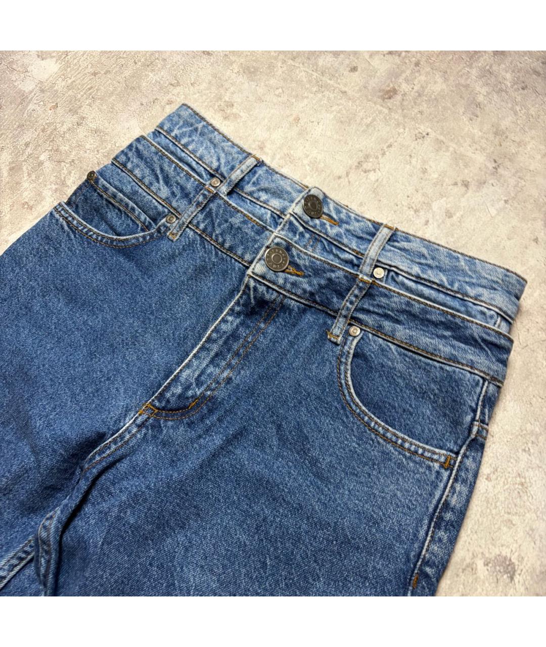 SANDRO Синие хлопковые джинсы слим, фото 4