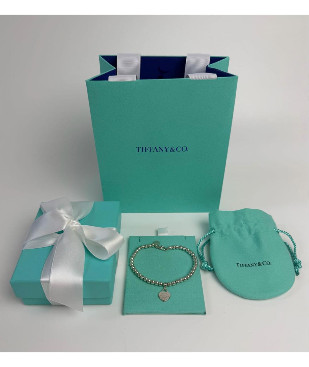 TIFFANY&CO Серебряный серебряный браслет, фото 2