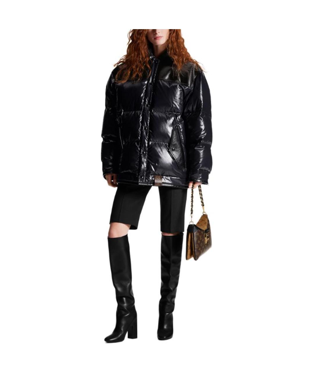 LOUIS VUITTON Черный пуховик, фото 2